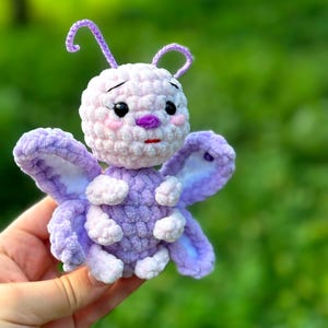 Crochet Butterfly Pattern Amigurumi PDF, Plush Insect Toy Tutorial, Nursery Decor DIY Digital Guide image 9