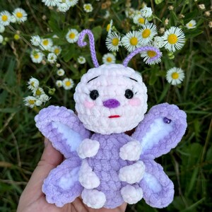Crochet Butterfly Pattern Amigurumi PDF, Plush Insect Toy Tutorial, Nursery Decor DIY Digital Guide image 14