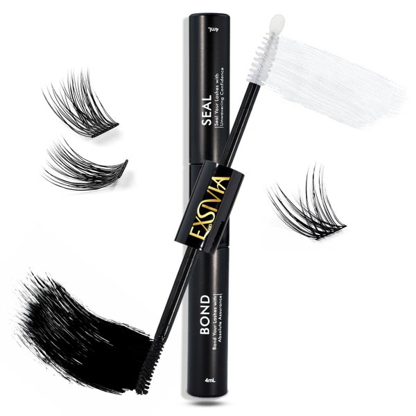 Lash Bond and Seal Up to 72 Hour Strong Hold, Waterproof Glue for Individual Lashes & Lash Clusters, Home Application