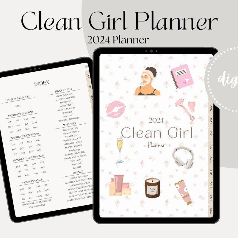 Sticker Pack Clean Girl - Etsy