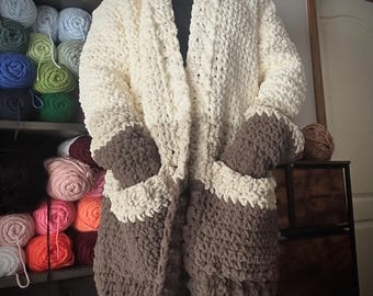 Comfy Cardigan Crochet Pattern ** DIGITAL PRODUCT ONLY**