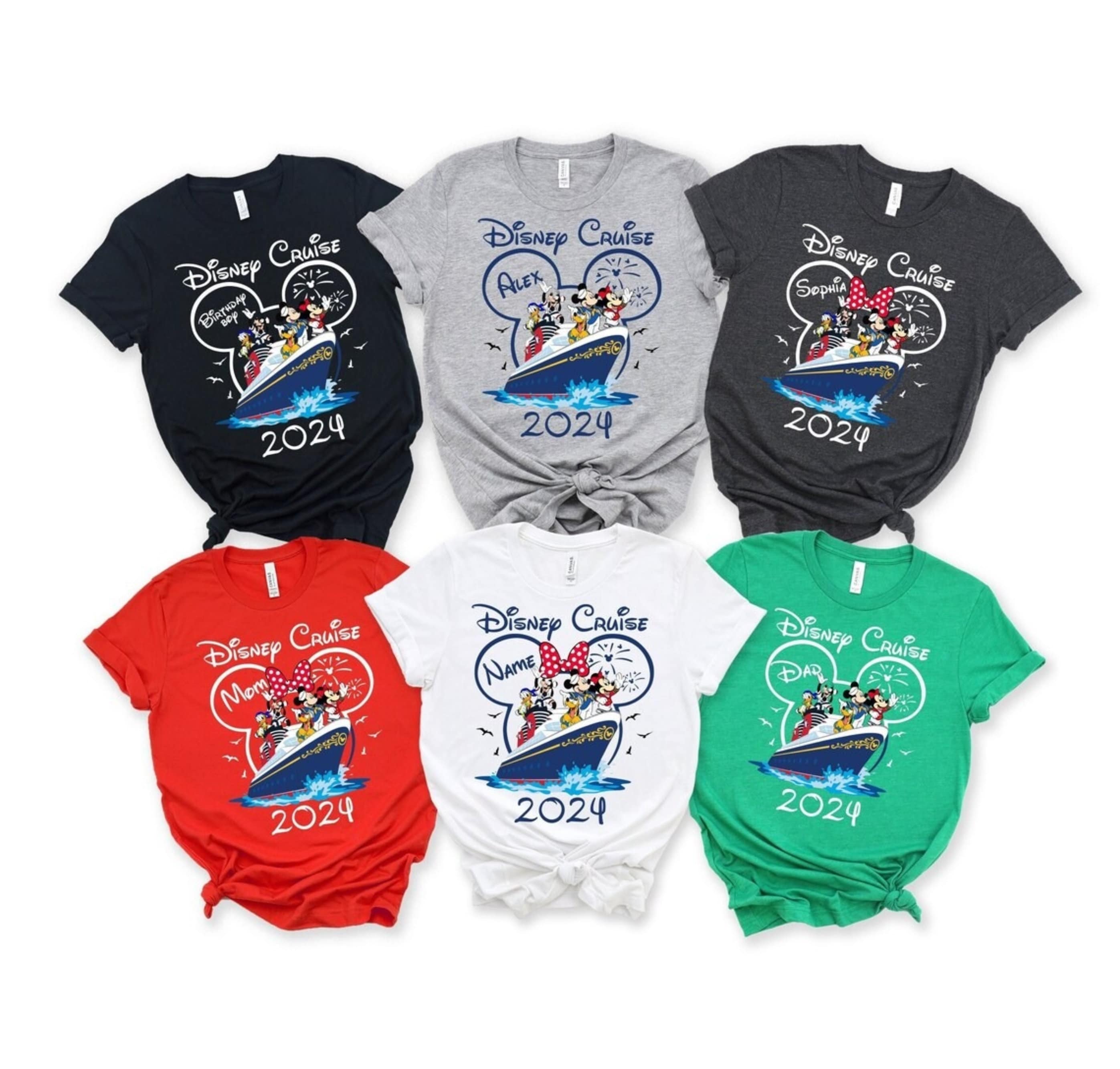 Personalized Disney Cruise 2024 Mickey And Friends Disney TShirt
