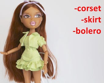 Anleitung für Bratz-Korsett, Rock und Bolero für 30 cm große Puppen