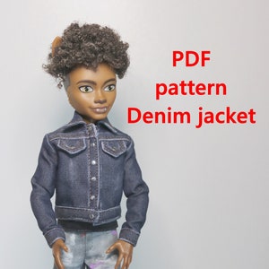 PDF Tutorial jacket for dolls BТS and Mоnster Hіgh Boy
