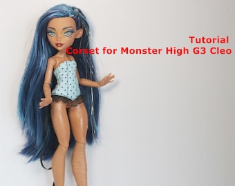 Anleitung für Korsett für Monsterpuppe G3