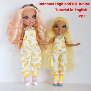 Rainbow High Doll Jumpsuit Tutorial: Sewing Pattern (PDF)
