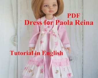 Paola Reina Doll Dress PDF Pattern: Sewing Tutorial