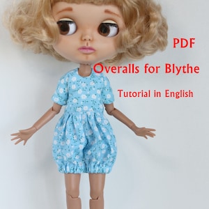 Overalls voor Blythe Tutorial en patroon