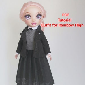 PDF Tutorial Outfit for doll Rainbow High