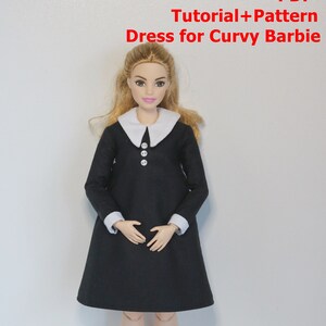 Curvy Doll Dress Tutorial: DIY Cotton Dress Pattern (PDF)