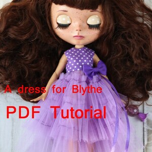 Easy instruction Dress for Blythe doll