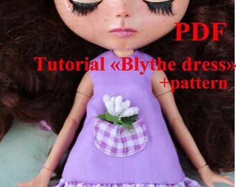 Tutorial Fácil+patrón Vestido para muñeca Blythe