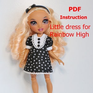 Rainbow High's Doll Dress Pattern: Create and Style Your Own RH Doll Outfits