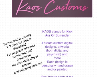Custom digital design download