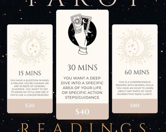 Virtual Tarot VIRTUAL TAROT READINGS: 15 Minutes - Etsy