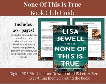 None of This is True Book Club Questions, Book Club Discussion Questions, None of This is True Book Club Resource,  Book Club Questions