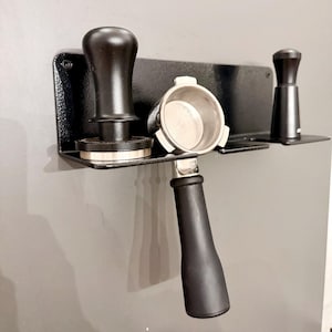 51mm & 54mm Siebträgerhalterung Baristaregal | Wandhalterung für Siebträger, Barista Zubehör (Sage Barista, Delonghi etc) Siebträger Zubehör