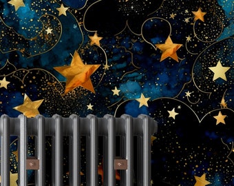 Starry Night Peel and Stick Wallpaper: Celestial Wall Decor