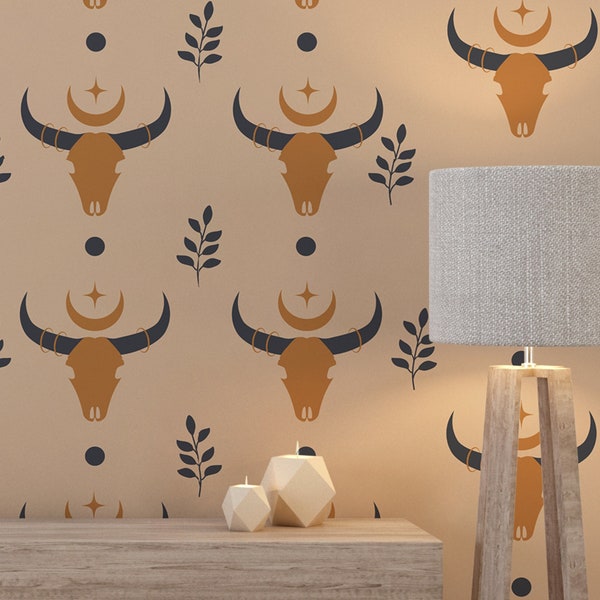 Western Style Wallpaper - Etsy