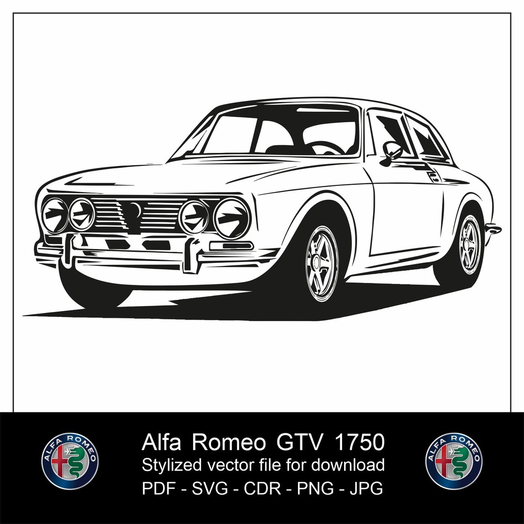 Alfa Romeo イラスト　額縁 Alfa Romeo Wall Art By Limited100 – Alfa Romeo Shop