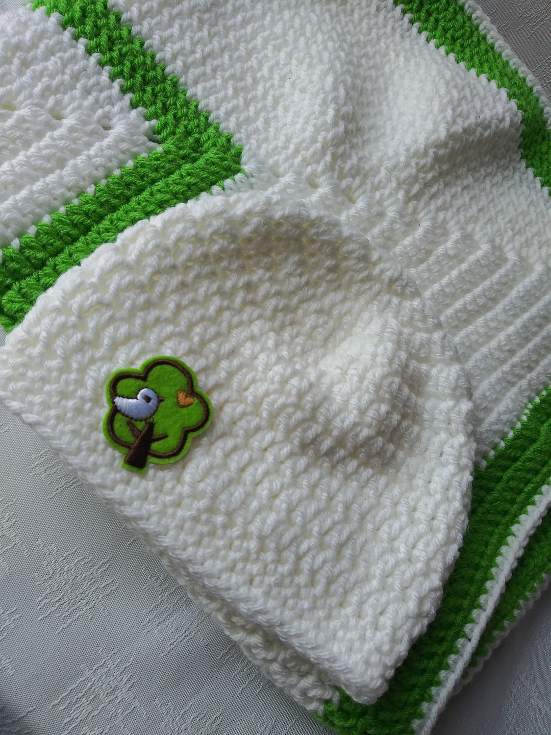 Crochet Baby Blanket Set Etsy