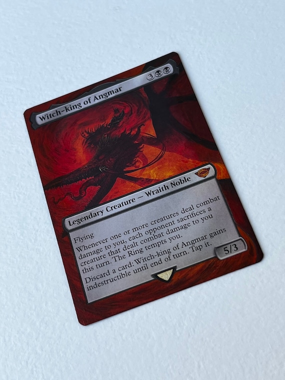 witch king mtg card Magic The Gathering Witch-King of Angmar (Foil) Single Card – Unified Cards main image 0