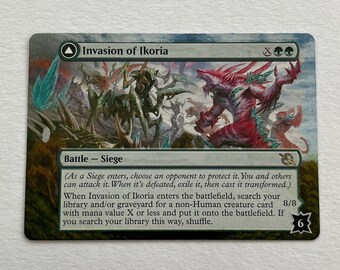 Invasion of Ikoria / Zilortha, Apex of Ikoria Alter - MTG Card - Etsy