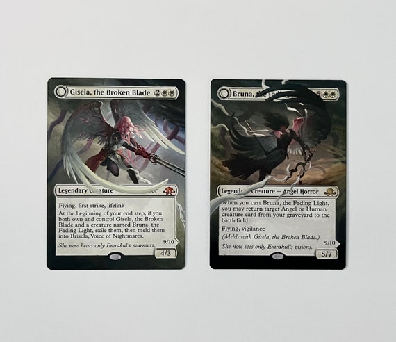 MTG　折れた刃、ギセラ　消えゆく光、ブルーナ/悪夢の声、ブリセラ　EMN EDH引き連れた大型天使で優位を詰め切れ！！《消えゆく光、ブルーナ