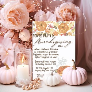 Editable Friendsgiving Invitation Template