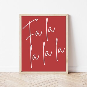 red falalalala PRINTABLE