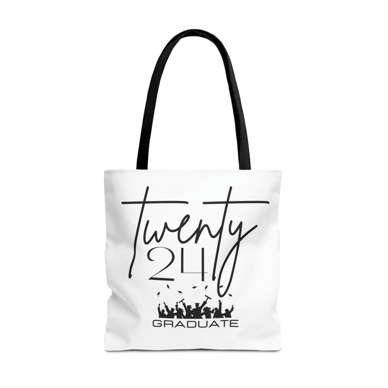 2024 Graduate Tote Bag, Gift for Grad 24, Summer Bag, Eco Friendly