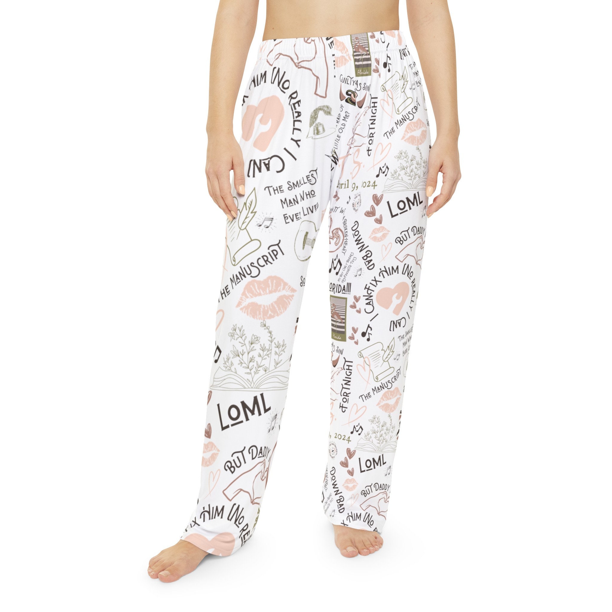 Tortured Poets Department TTPD Women's Pajama Pants, Taylor Merch, Gift For Mother's day