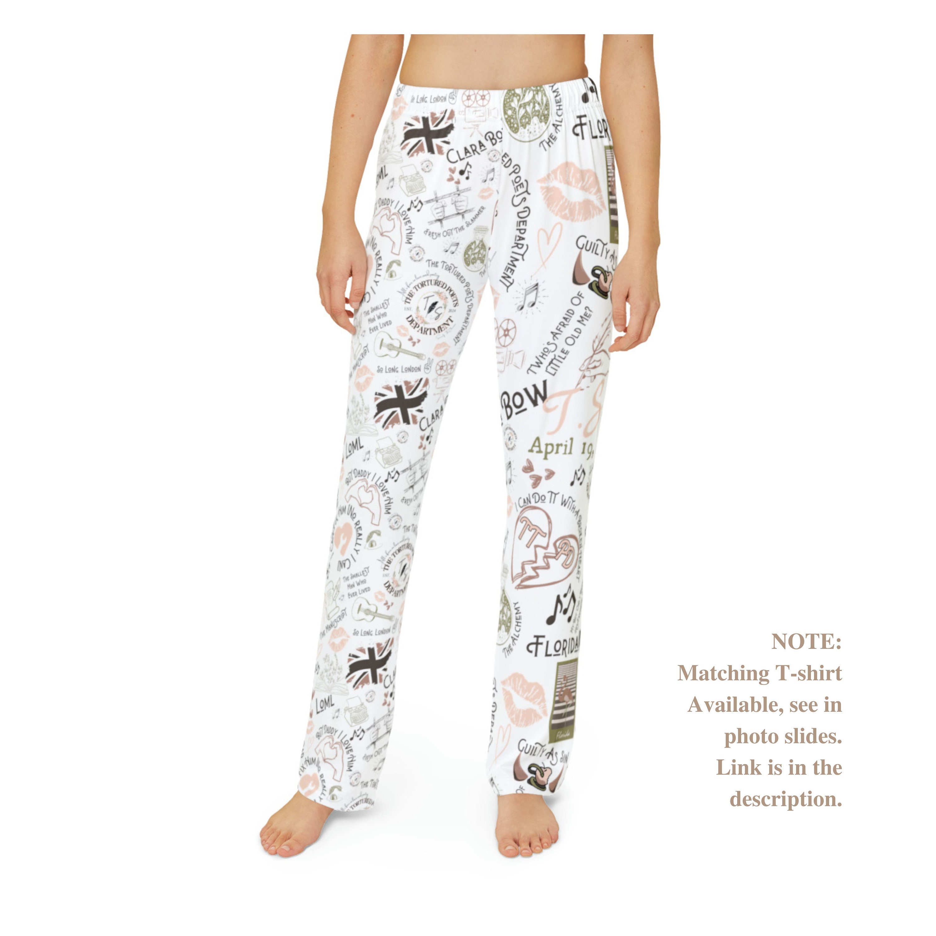Tortured Poets Department TTPD Pajama Pants, Taylor Merch, Gift For Mother's day