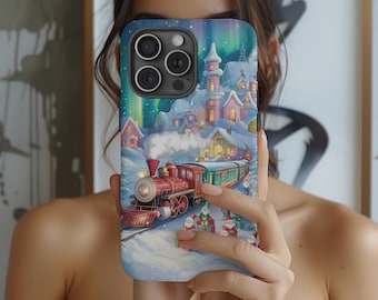 Snowy Winter Wonderland Phone Case - Cozy Christmas Gift - iPhone & Samsung Galaxy Compatible