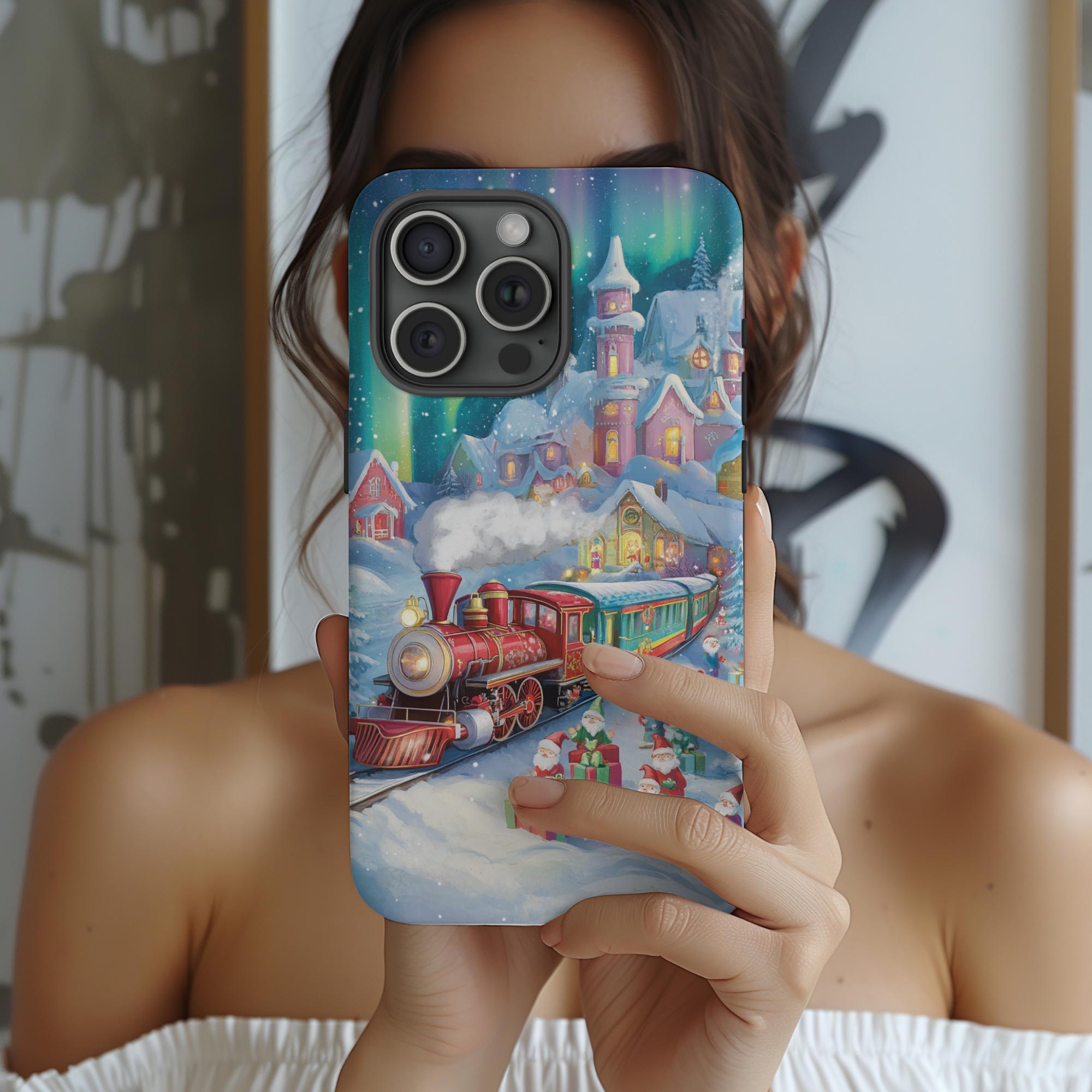 Snowy Winter Wonderland Phone Case - Cozy Christmas Gift - iPhone & Samsung Galaxy Compatible