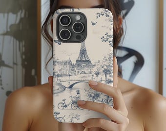 French Toile De Jouy Case | Google Phones | Samsung Galaxy | Toile Iphone Case | Aesthetic Cover | Toile Phone Case
