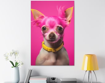 Chihuahua Dog Canvas Gallery Wraps