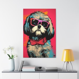 Shih Tzu Hund Leinwand Gallery Wraps