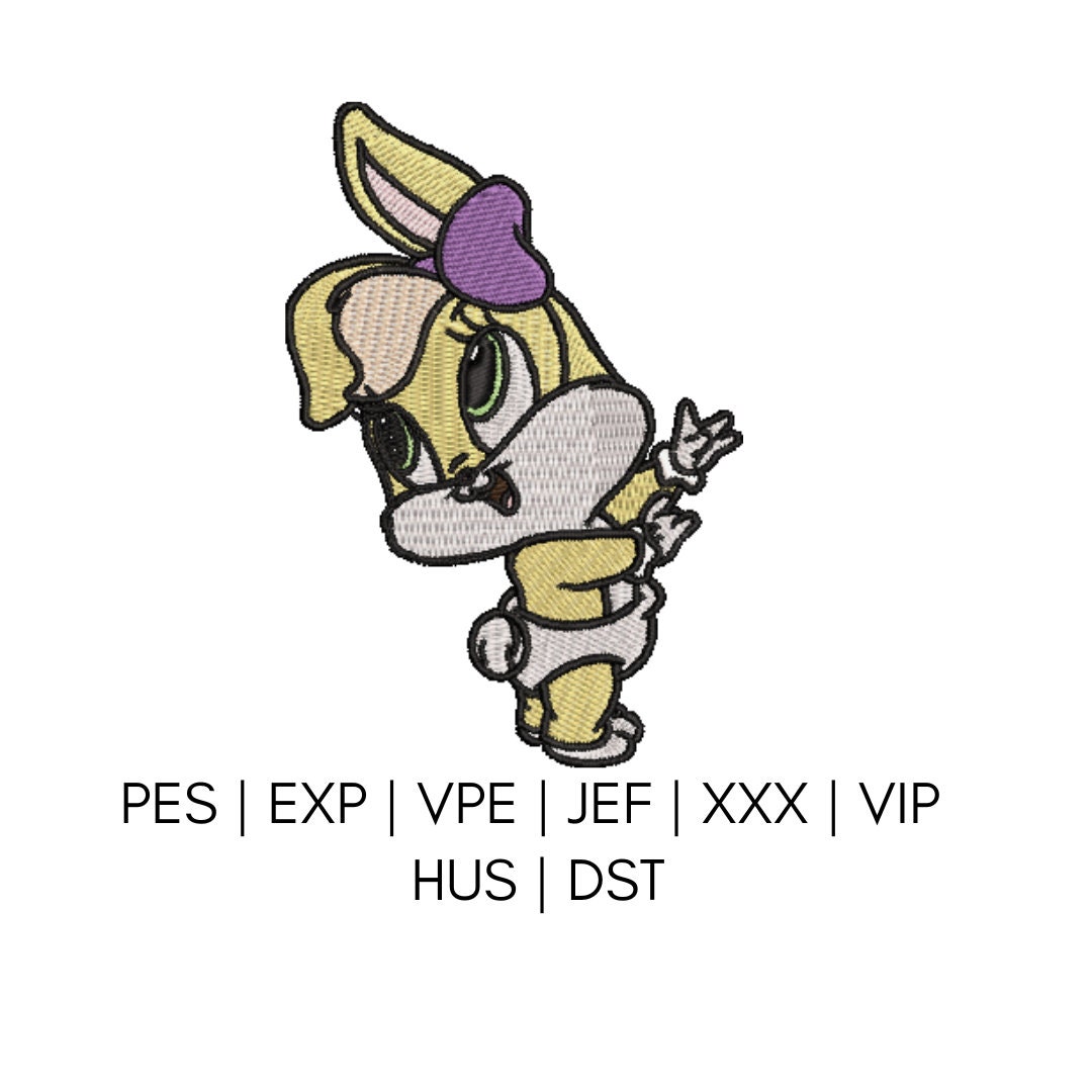 Baby Lola Bunny Embroidery Design - Etsy