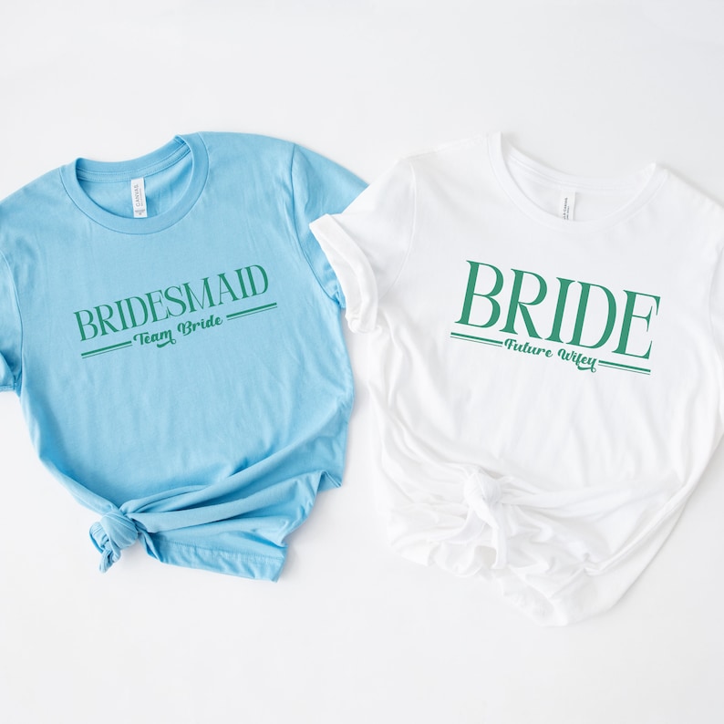 "Bad And Boozie" Bridesmaid Bachelorette Party T-Shirts - Bridal Party Gift, Team Wedding Shirts - View #7