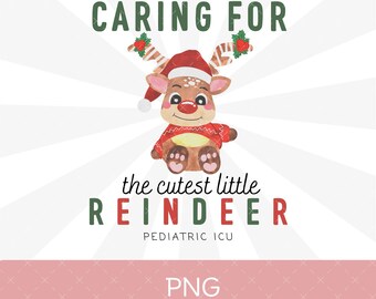 PICU Nurse Christmas Png, Pediatric ICU Christmas Png, PICU Nurse Png, Picu Christmas Png, Picu Nurse Png, Pediatric Icu Nurse, Peds Icu png
