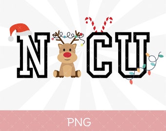 NICU Krankenschwester Weihnachten PNG, NICU Krankenschwester Weihnachten Shirt Design, Nicu Krankenschwester Sweatshirt Design, Geschenk für Nicu Krankenschwester, Krankenschwester Sublimation Designs