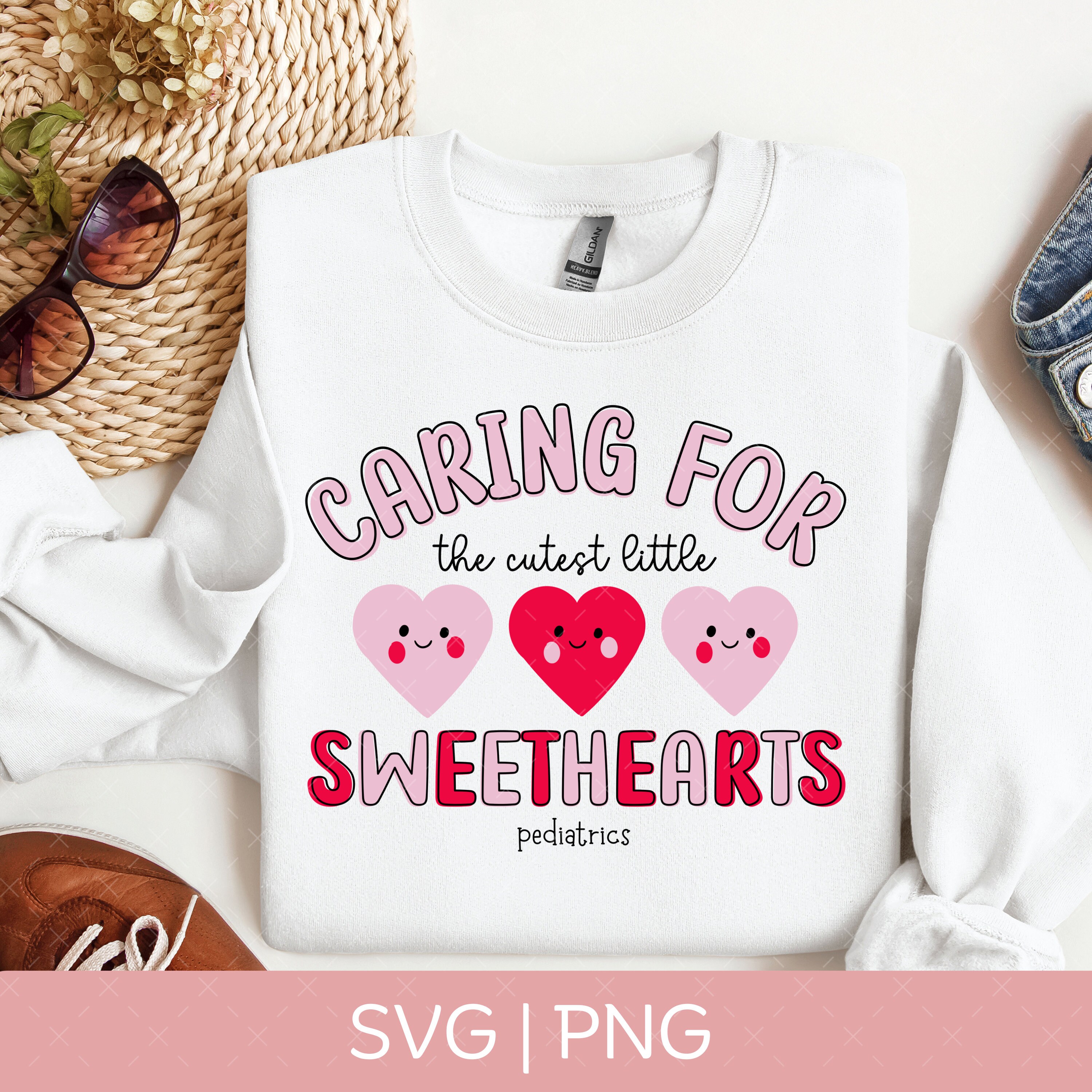 Pediatric Nurse Valentine Svg Png, Peds Nurse Valentine SVG Png, Caring ...