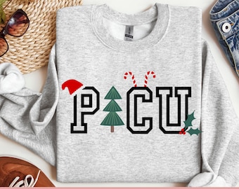 PICU Nurse Christmas Png, PICU Nurse Png, Pediatric ICU Christmas Png, Picu Christmas Sublimation, Picu Christmas Png