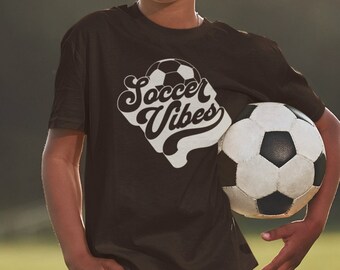 Soccer Vibes T-Shirt, Soccer Mom Tshirt, Soccer Tee Shirt, Soccer Ball Shirt, Game Day Shirt, Basketball Shirt, Football Shirt, Dad Tee