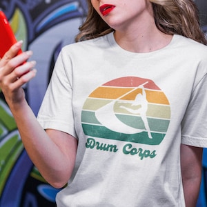 Retro Color Guard Tshirt, Drum Corps T-Shirt, Marching Band T Shirt, Winter Guard Shirt, Band Shirt, Drum Corps Shirt, Color Guard Mom Shirt