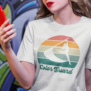 Retro Color Guard Tshirt, Drum Corps T-Shirt, Marching Band T Shirt, Winter Guard Shirt, Band Shirt, Drum Corps Shirt, Color Guard Mom Shirt
