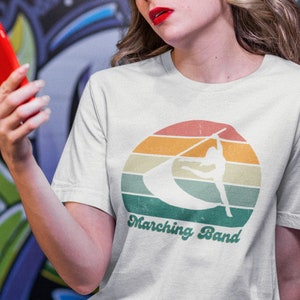 Retro Color Guard Tshirt, Drum Corps T-Shirt, Marching Band T Shirt, Winter Guard Shirt, Band Shirt, Drum Corps Shirt, Color Guard Mom Shirt