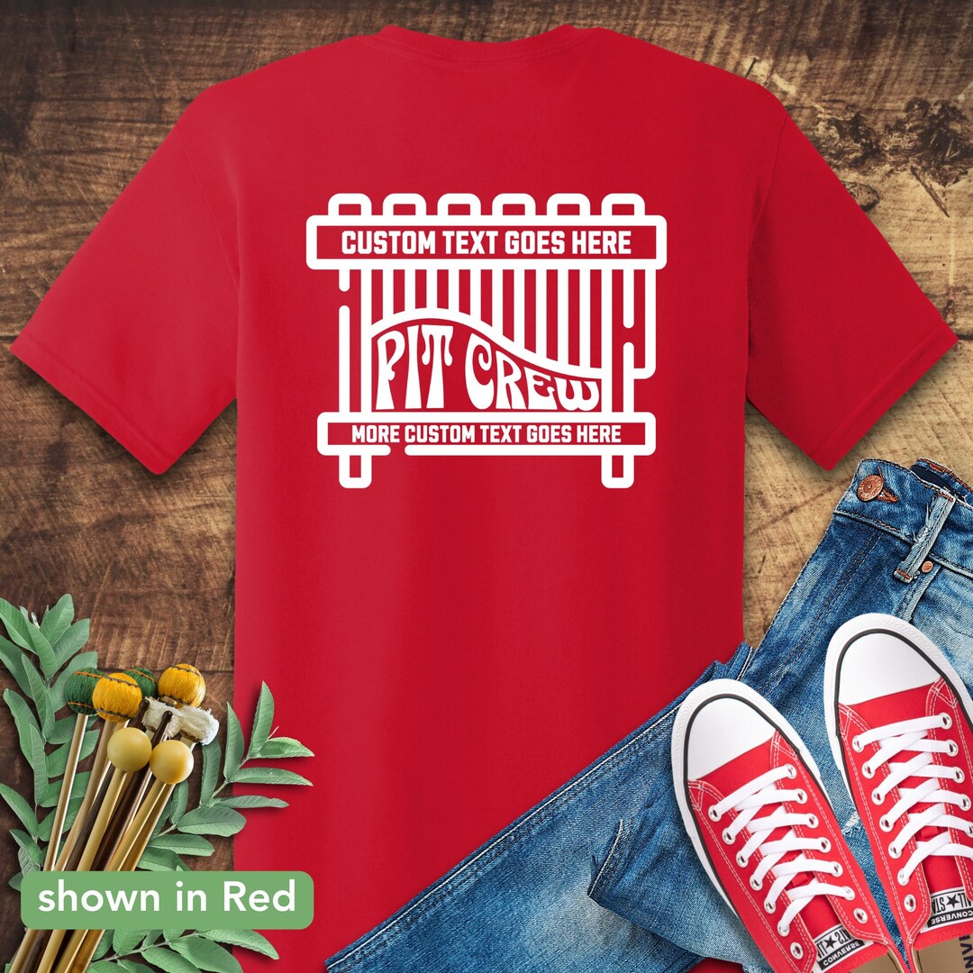 Personalized Marching Band Pit Crew Tshirt Custom Pit Crew Etsy