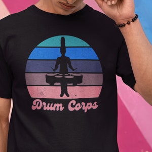 Retro Drumline Shirt, Marching Band T-Shirt, Drum Corps T-Shirt, Winter Guard Shirt, Band Shirt, Drum Corps Shirt, Drumline Mom Shirt, Band